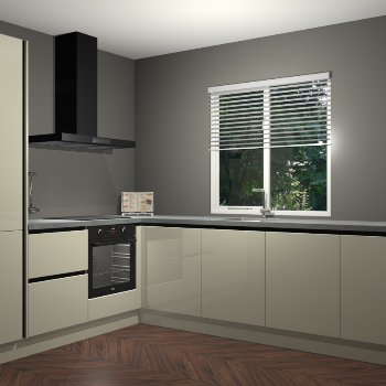 Magnolia hoogglans keuken Doha 37471