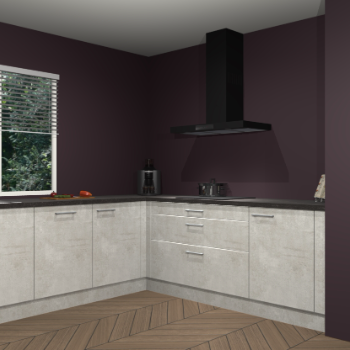 Beton opaal keuken Moroni 37286