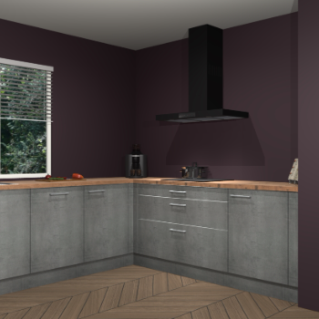 Beton parelgrijs keuken Moroni 37351