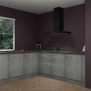 Beton parelgrijs keuken Moroni 37378