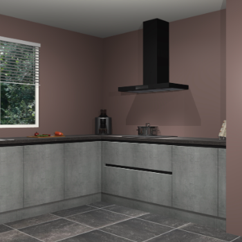 Beton parelgrijs greeploze keuken Moroni 37383