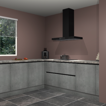 Beton parelgrijs greeploze keuken Moroni 37389