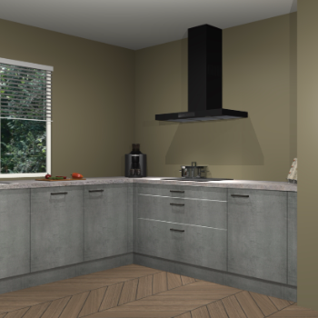 Beton parelgrijs keuken Moroni 37394