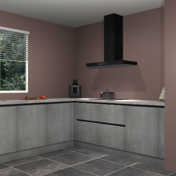 Beton parelgrijs greeploze keuken Moroni 37395