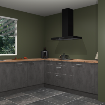 Beton antraciet keuken Moroni 37424