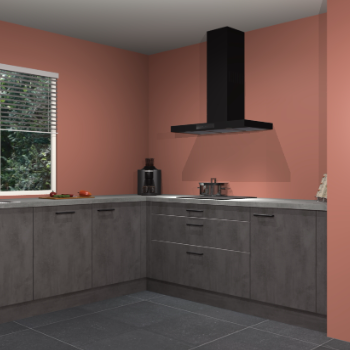 Beton antraciet keuken Moroni 37432