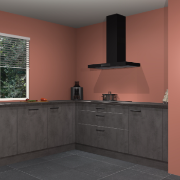 Beton antraciet keuken Moroni 37438