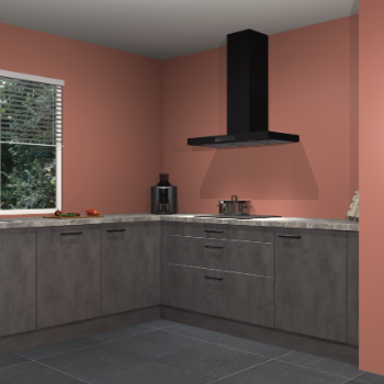 Beton antraciet keuken Moroni 37444