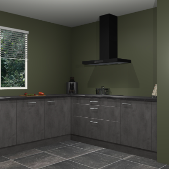 Beton antraciet keuken Moroni 37454