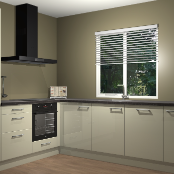 Magnolia hoogglans keuken Doha 37472