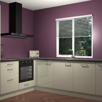 Magnolia hoogglans keuken Doha 37473