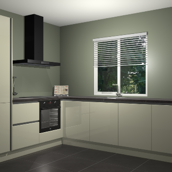 Magnolia hoogglans keuken Doha 37474