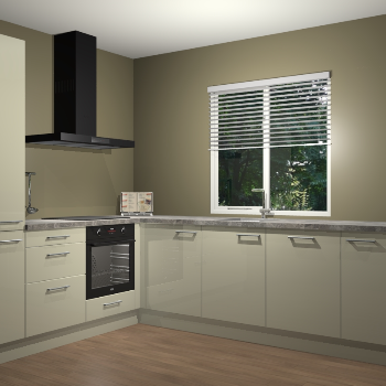 Magnolia hoogglans keuken Doha 37478