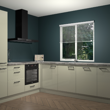 Magnolia hoogglans keuken Doha 37481