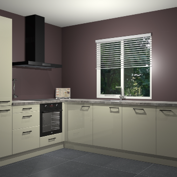 Magnolia hoogglans keuken Doha 37482