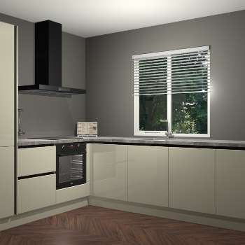 Magnolia hoogglans keuken Doha 37483