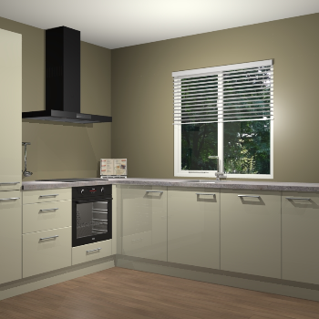 Magnolia hoogglans keuken Doha 37484