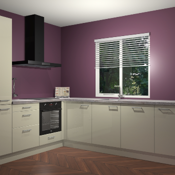 Magnolia hoogglans keuken Doha 37485