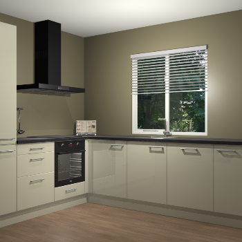 Magnolia hoogglans keuken Doha 37490