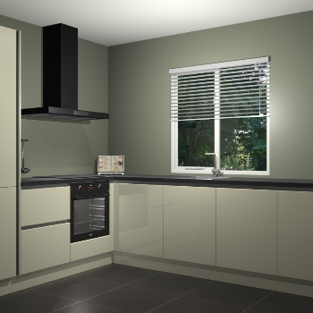 Magnolia hoogglans keuken Doha 37492