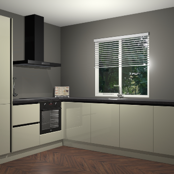 Magnolia hoogglans keuken Doha 37495