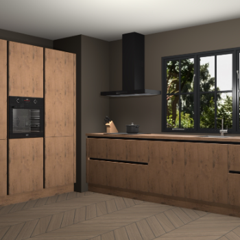 Astoria eiken greeploze keuken Marseille 38543