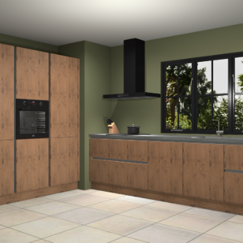 Astoria eiken greeploze keuken Marseille 38546