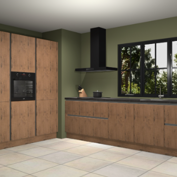 Astoria eiken greeploze keuken Marseille 38552