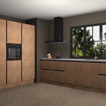 Astoria eiken greeploze keuken Marseille 38567