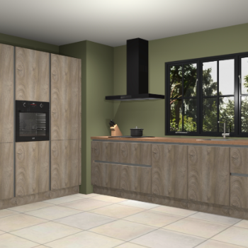 Cantaro eiken greeploze keuken Marseille 38581