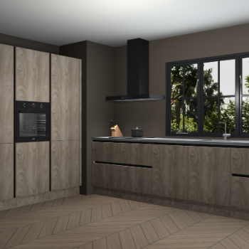 Cantaro eiken greeploze keuken Marseille 38594