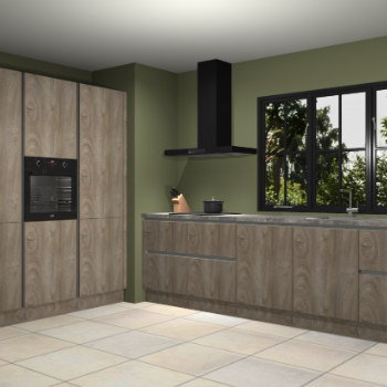 Cantaro eiken greeploze keuken Marseille 38603