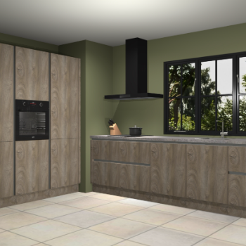 Cantaro eiken greeploze keuken Marseille 38609