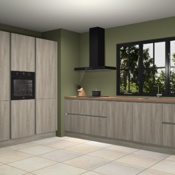 Vuren greeploze keuken Marseille 38715