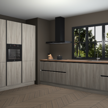 Vuren greeploze keuken Marseille 38718