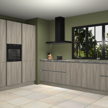 Vuren greeploze keuken Marseille 38733