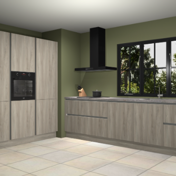 Vuren greeploze keuken Marseille 38739