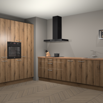 Gouden eiken keuken Marseille 38798