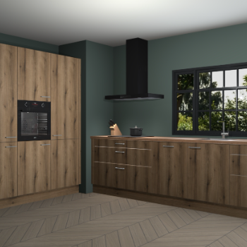 Gouden eiken keuken Marseille 38799