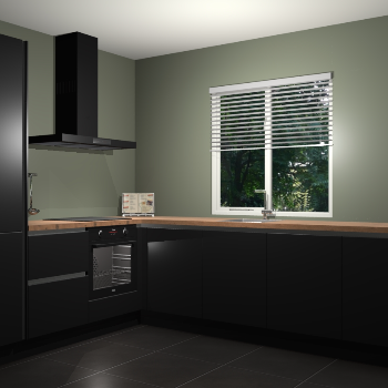 Zwart keuken Doha 37931