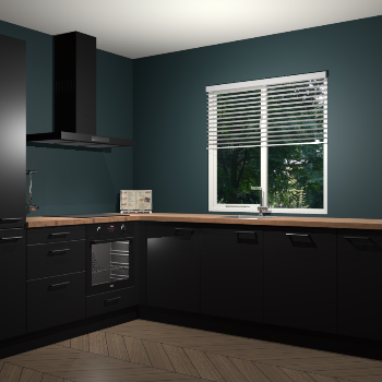 Zwart keuken Doha 37932