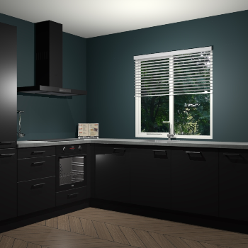 Zwart keuken Doha 37947