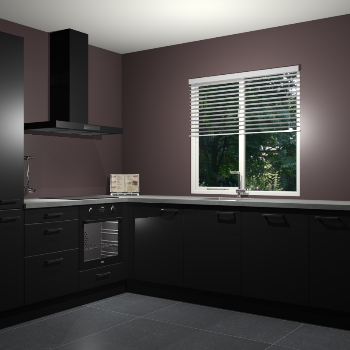 Zwart keuken Doha 37948