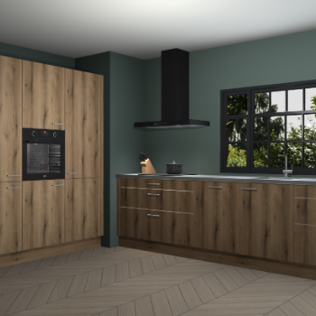 Gouden eiken keuken Marseille 38809