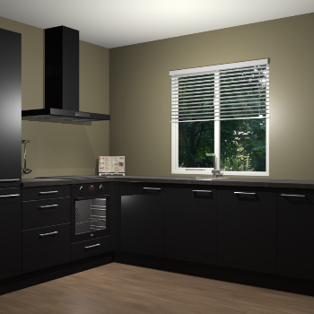 Zwart keuken Doha 37950