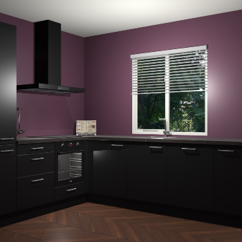 Zwart keuken Doha 37951