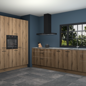 Gouden eiken keuken Marseille 38824