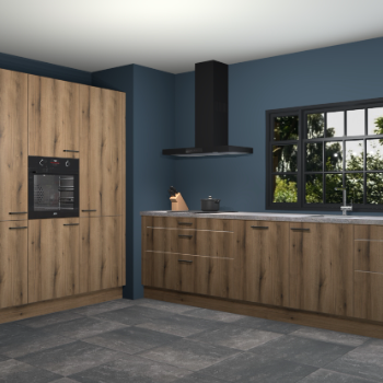 Gouden eiken keuken Marseille 38830