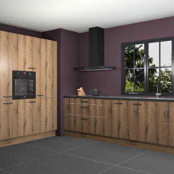 Gouden eiken keuken Marseille 38835