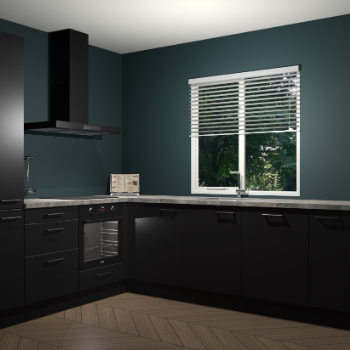 Zwart keuken Doha 37959